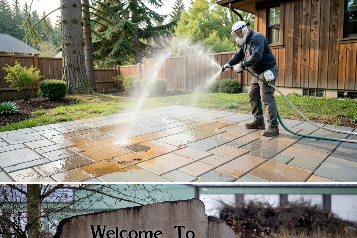 Pool Coping Cleaning in Buckley, Pierce County, WA - Have coping cleaned in late spring as part of pool opening, before swim season gets underway.