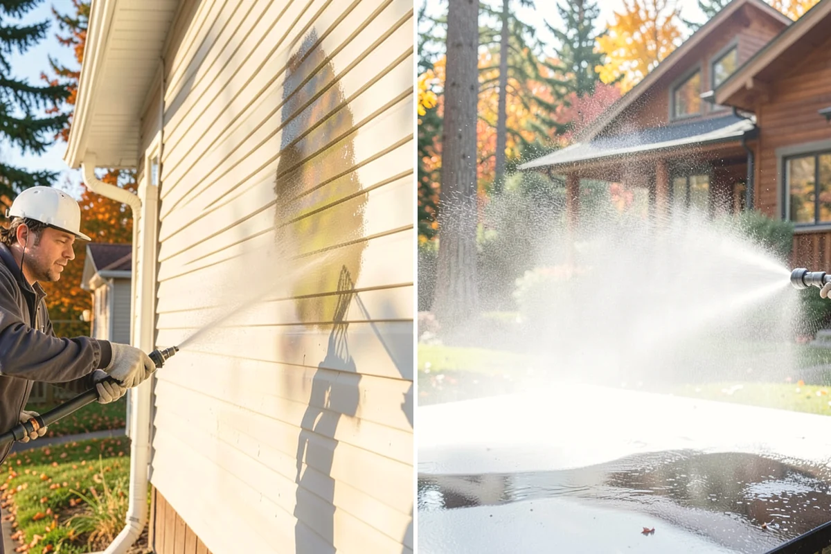 Pool Coping Cleaning in Carnation, King County, WA - Clear the deck and skim debris from the coping edge