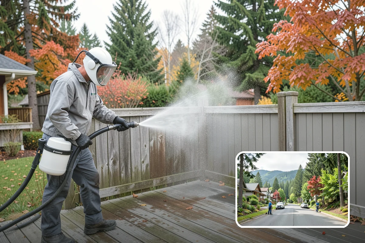Pool Coping Cleaning in Darrington, Snohomish County, WA - Eliminates the slippery algae that makes coping a fall hazard