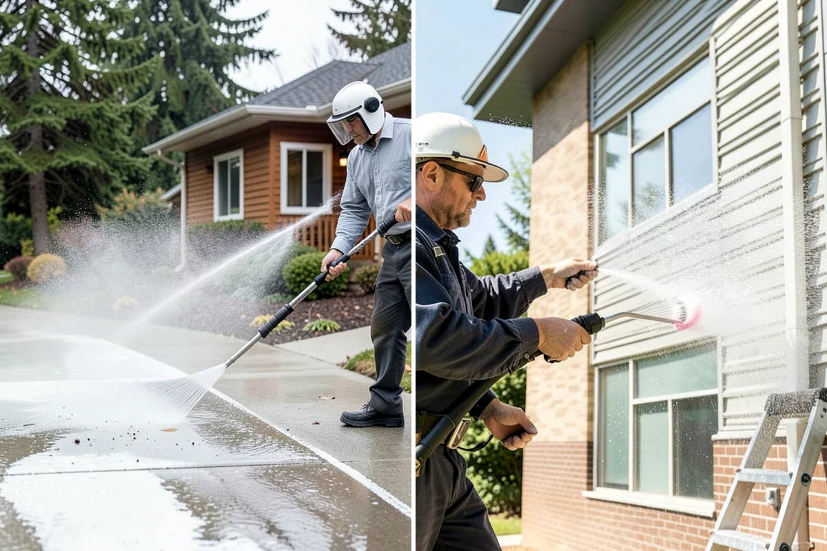 Pool Coping Cleaning in Enumclaw, King County, WA - Clear the deck and skim debris from the coping edge