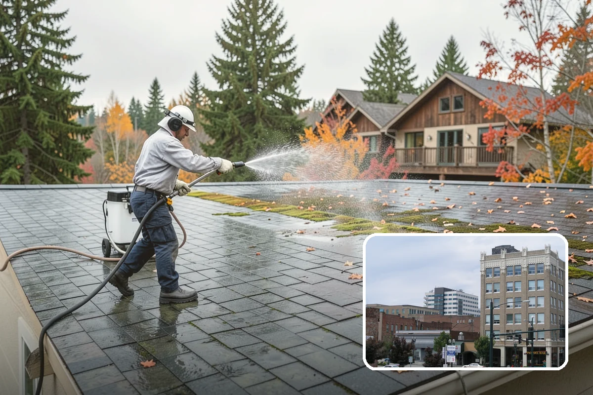 Pool Coping Cleaning in Everett, Snohomish County, WA - Eliminates the slippery algae that makes coping a fall hazard