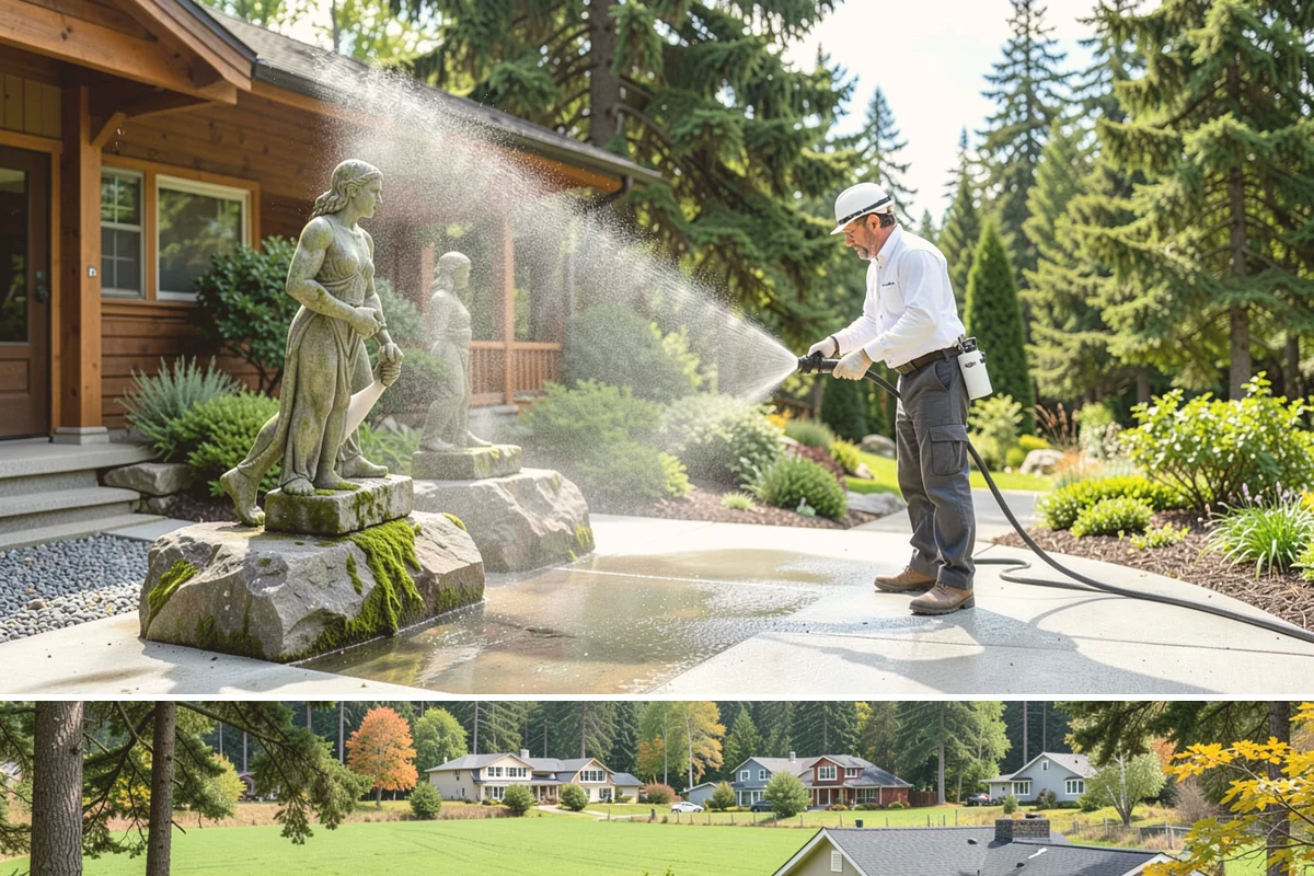 Pool Coping Cleaning in Lyman, Skagit County, WA - Have coping cleaned in late spring as part of pool opening, before swim season gets underway.