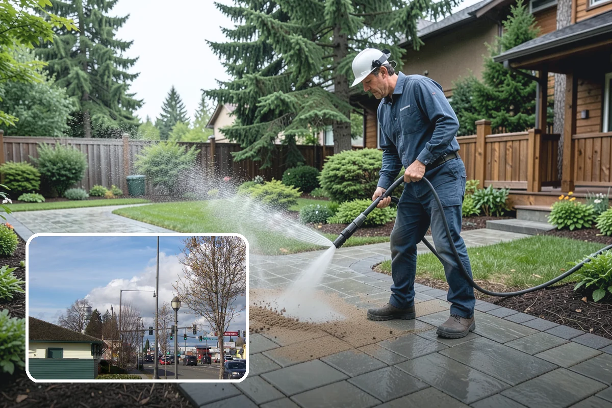 Pool Coping Cleaning in Marysville, Snohomish County, WA - Eliminates the slippery algae that makes coping a fall hazard