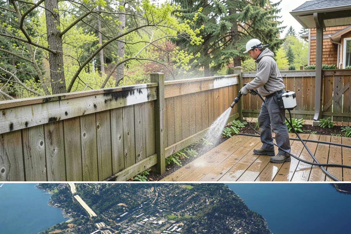 Pool Coping Cleaning in Mercer Island, King County, WA - Have coping cleaned in late spring as part of pool opening, before swim season gets underway.