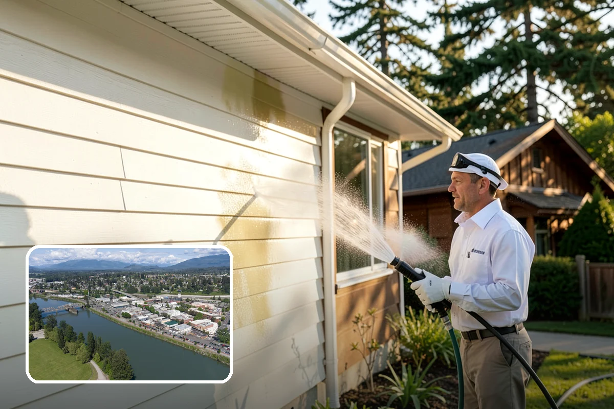 Pool Coping Cleaning in Mount Vernon, Skagit County, WA - Eliminates the slippery algae that makes coping a fall hazard