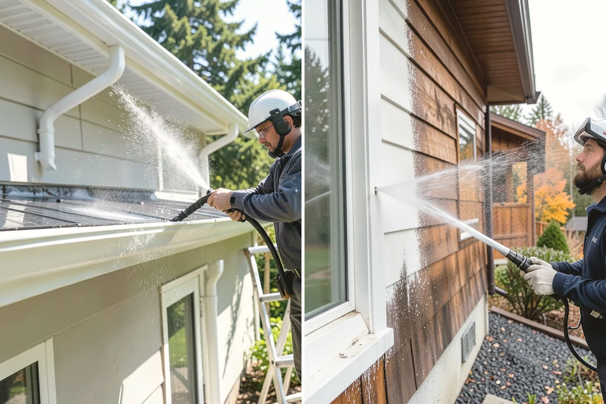 Pool Coping Cleaning in North Bend, King County, WA - Clear the deck and skim debris from the coping edge