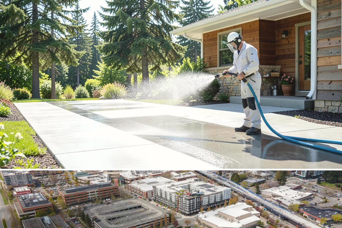 Pool Coping Cleaning in Redmond, King County, WA - Have coping cleaned in late spring as part of pool opening, before swim season gets underway.