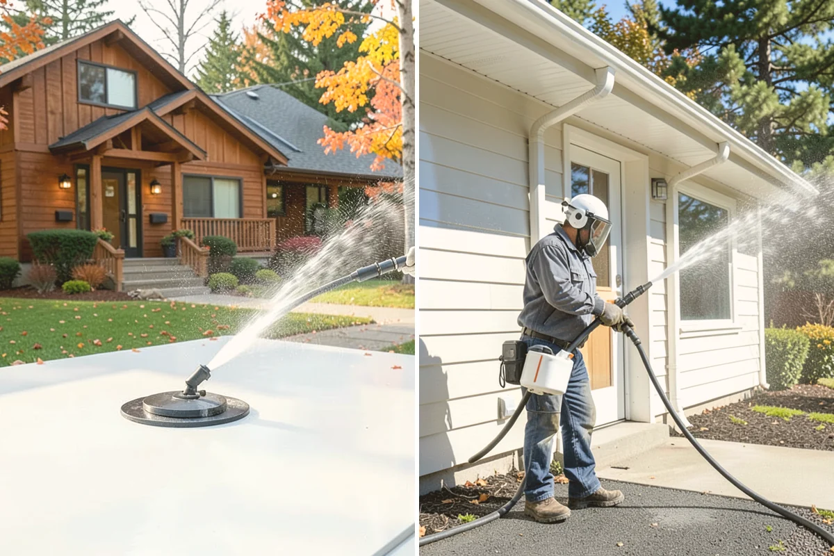 Pool Coping Cleaning in Sammamish, King County, WA - Clear the deck and skim debris from the coping edge
