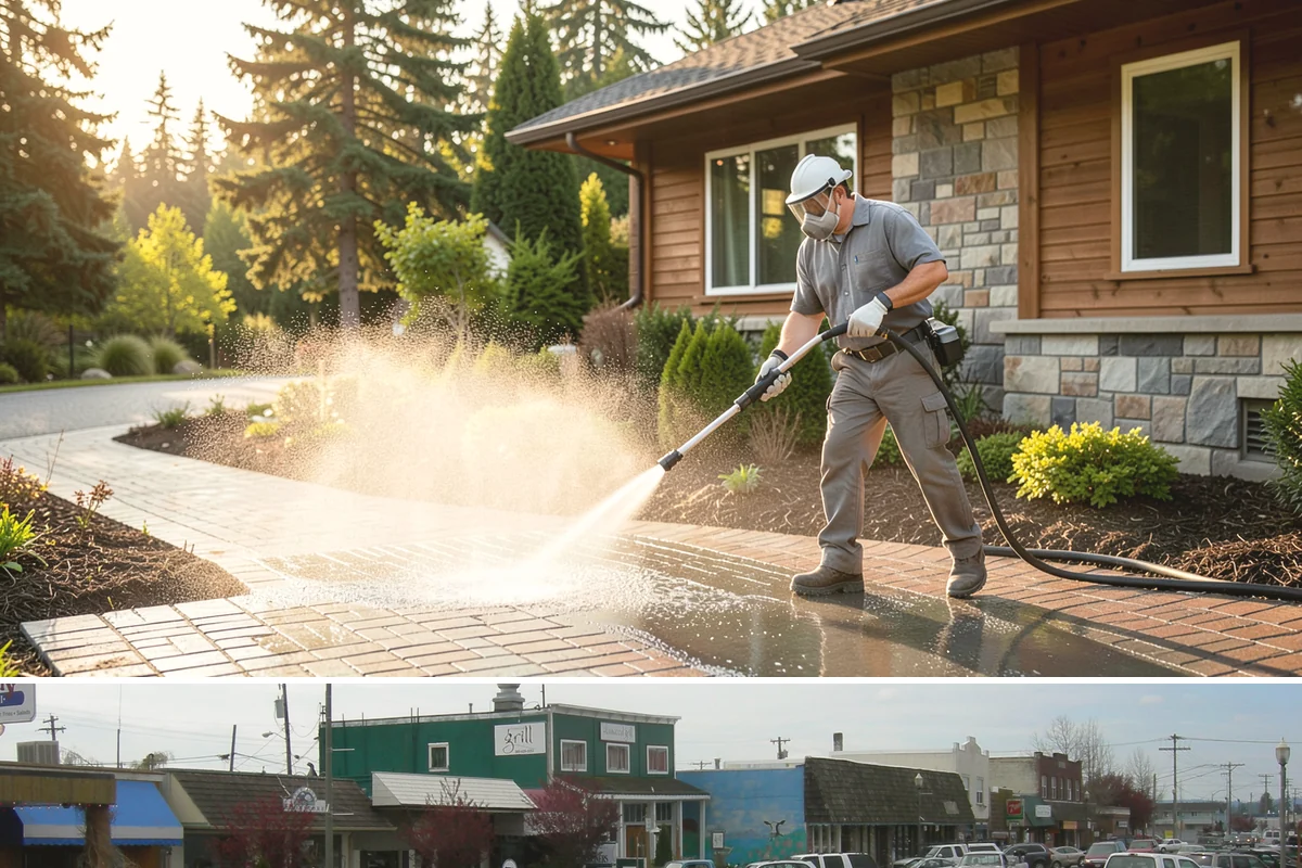Pool Coping Cleaning in Stanwood, Snohomish County, WA - Have coping cleaned in late spring as part of pool opening, before swim season gets underway.