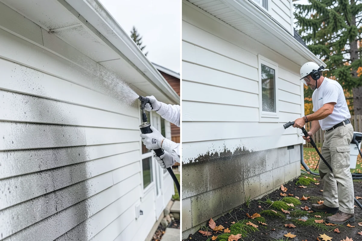 Pool Coping Cleaning in Sumner, Pierce County, WA - Clear the deck and skim debris from the coping edge