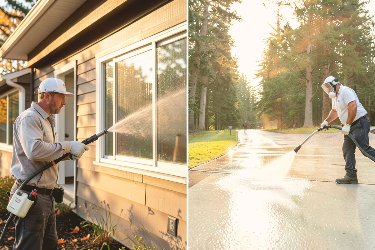 Pool Deck Cleaning in Algona, King County, WA - Clear the deck and protect the pool edge