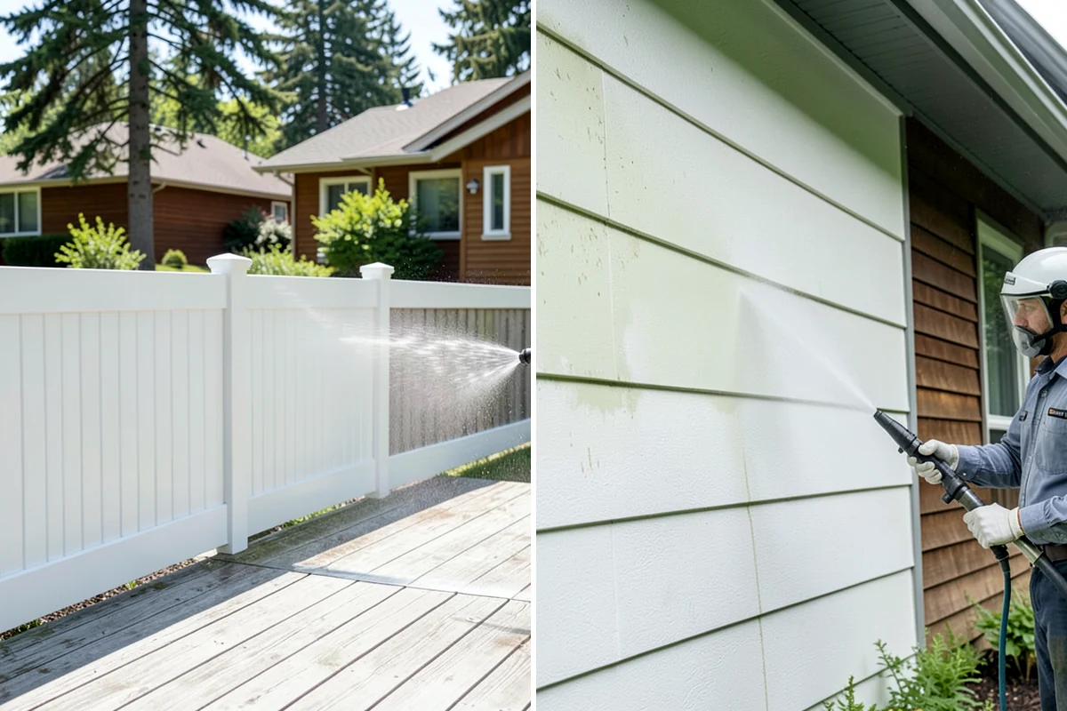 Pool Deck Cleaning in Arlington, Snohomish County, WA - Clear the deck and protect the pool edge