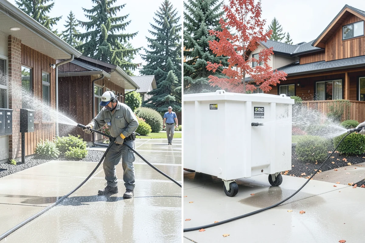 Pool Deck Cleaning in Beaux Arts Village, King County, WA - Clear the deck and protect the pool edge