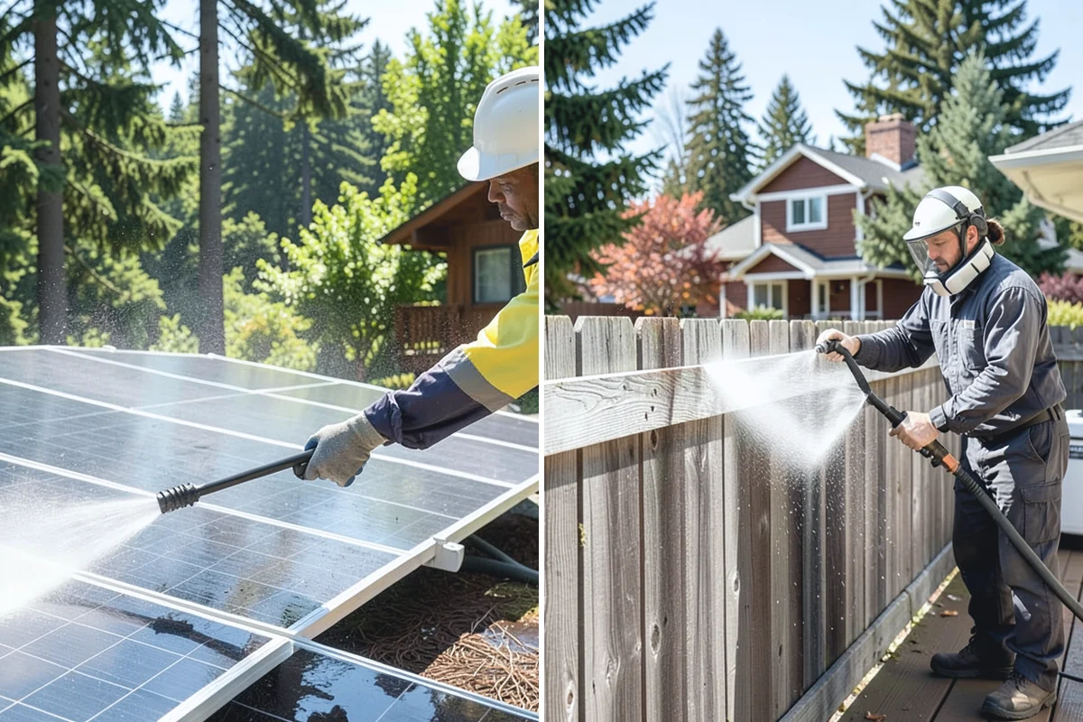 Pool Deck Cleaning in Buckley, Pierce County, WA - Clear the deck and protect the pool edge
