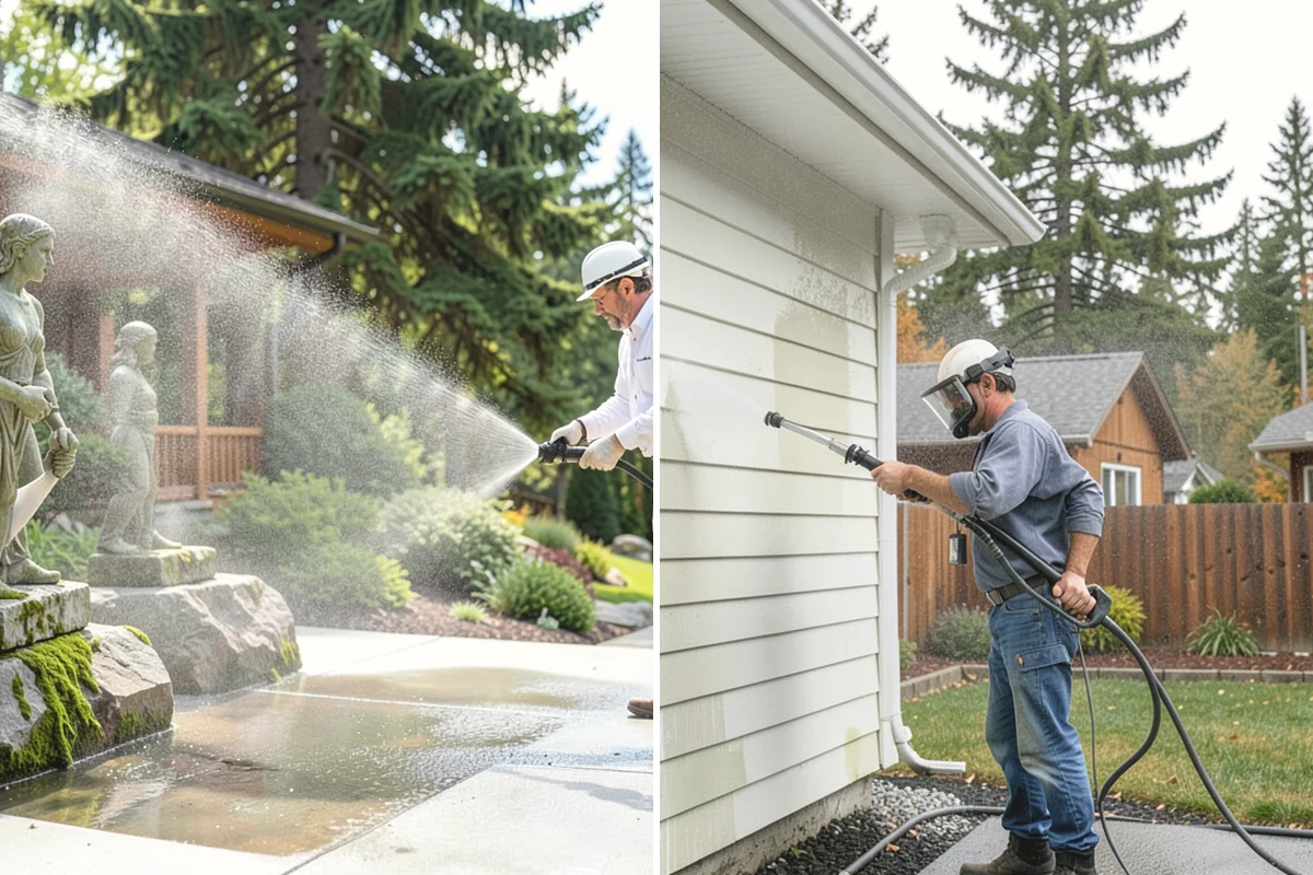 Pool Deck Cleaning in Burien, King County, WA - Clear the deck and protect the pool edge