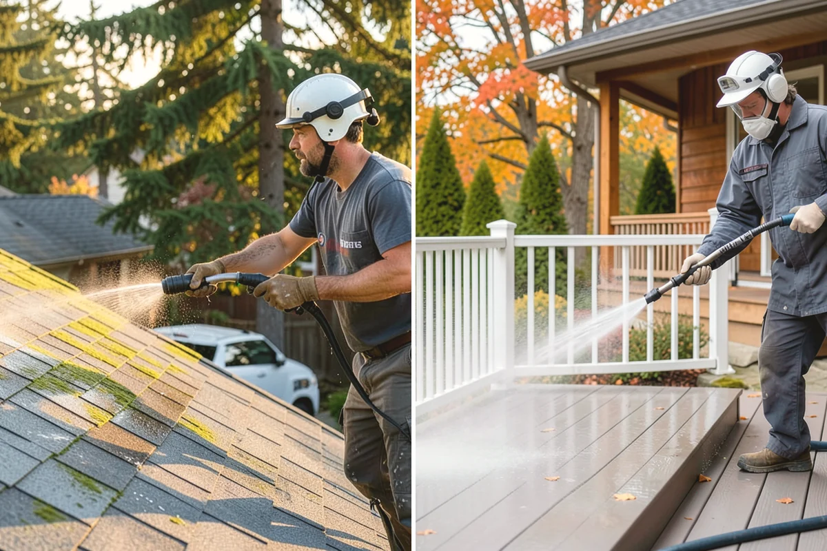 Pool Deck Cleaning in Carnation, King County, WA - Clear the deck and protect the pool edge
