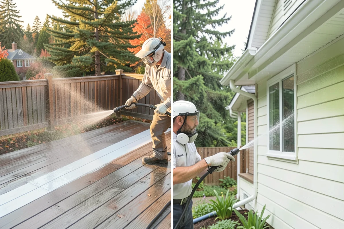 Pool Deck Cleaning in Edgewood, Pierce County, WA - Clear the deck and protect the pool edge