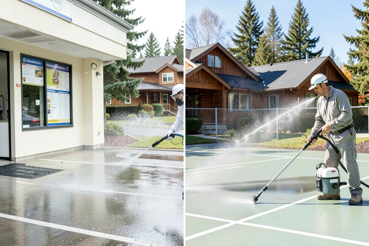 Pool Deck Cleaning in Federal Way, King County, WA - Clear the deck and protect the pool edge