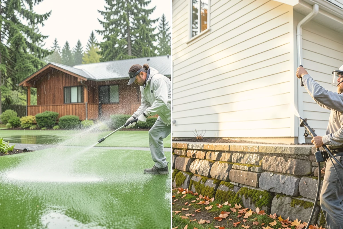 Pool Deck Cleaning in Fife, Pierce County, WA - Clear the deck and protect the pool edge