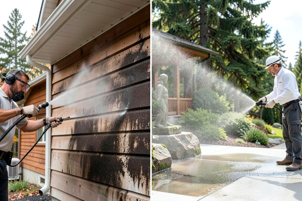 Pool Deck Cleaning in Lake Forest Park, King County, WA - Clear the deck and protect the pool edge
