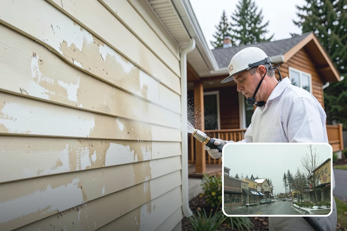 Pool Deck Cleaning in Mill Creek, Snohomish County, WA - Removes slick algae and moss around the waterline