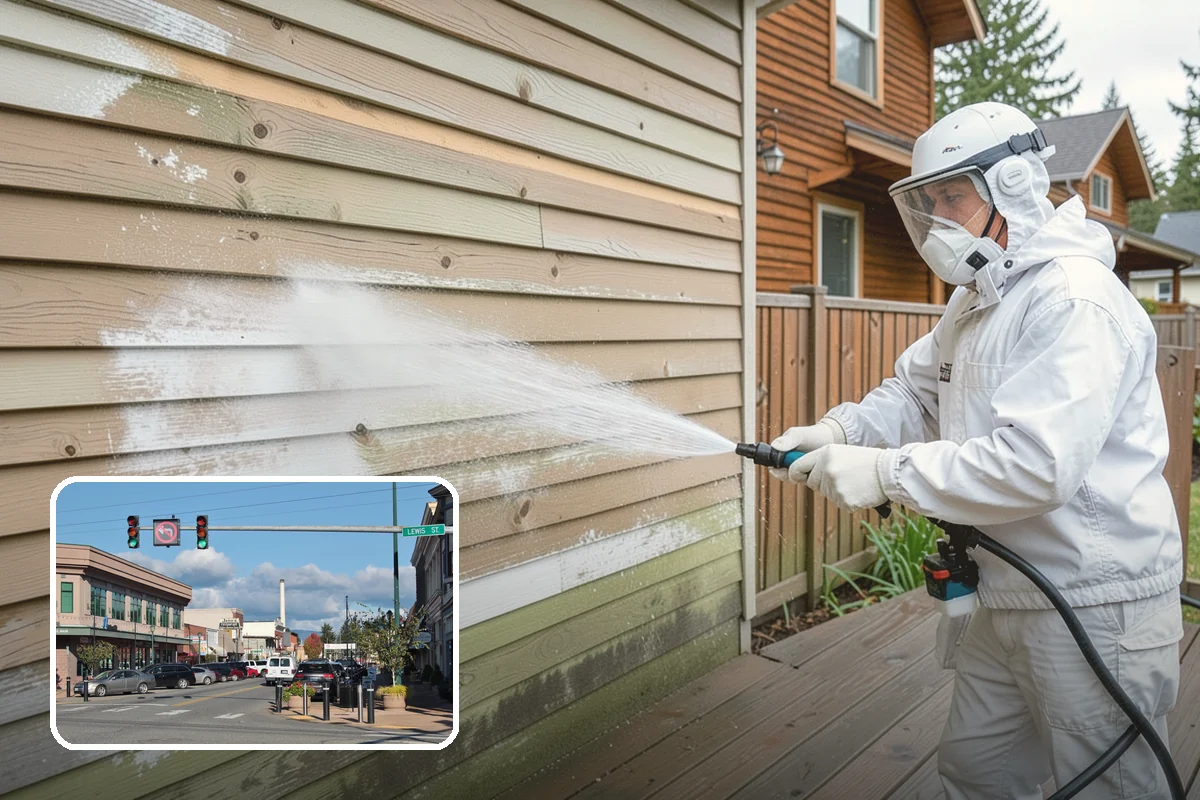 Pool Deck Cleaning in Monroe, Snohomish County, WA - Removes slick algae and moss around the waterline