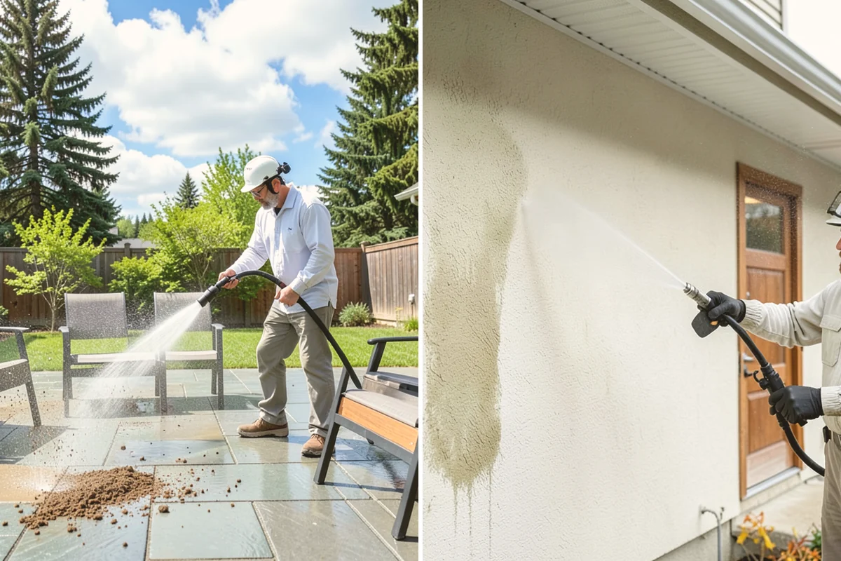 Pool Deck Cleaning in Mount Vernon, Skagit County, WA - Clear the deck and protect the pool edge
