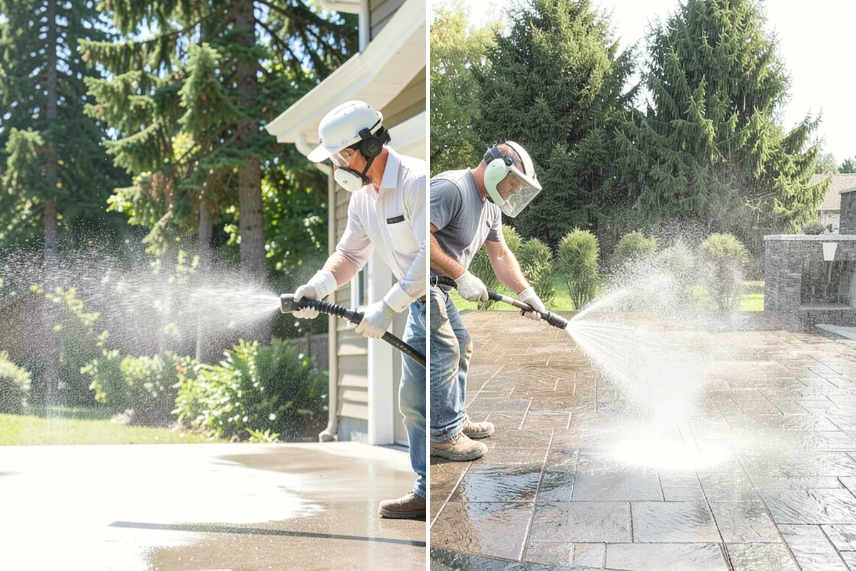 Pool Deck Cleaning in Mountlake Terrace, Snohomish County, WA - Clear the deck and protect the pool edge