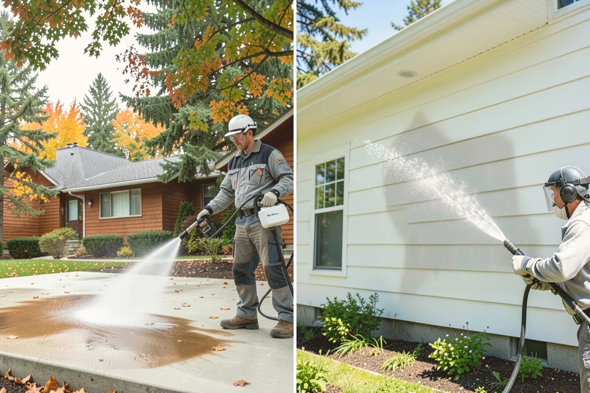 Pool Deck Cleaning in Newcastle, King County, WA - Clear the deck and protect the pool edge
