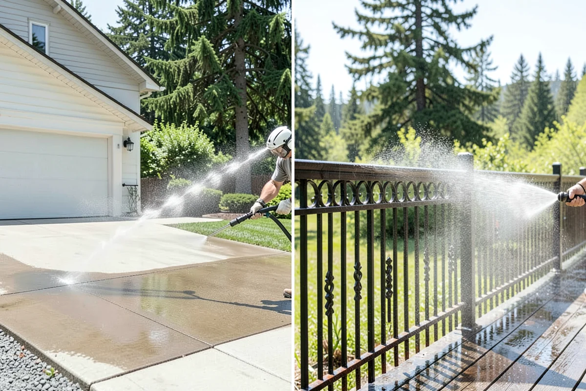 Pool Deck Cleaning in Pacific, King County, WA - Clear the deck and protect the pool edge