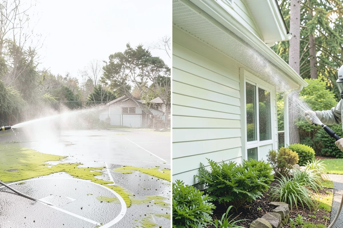 Pool Deck Cleaning in Roy, Pierce County, WA - Clear the deck and protect the pool edge