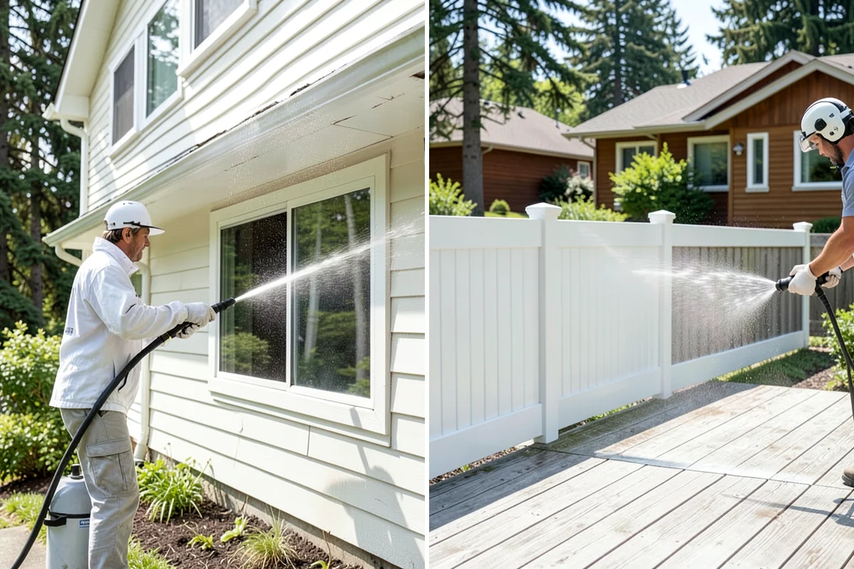 Pool Deck Cleaning in Sedro-Woolley, Skagit County, WA - Clear the deck and protect the pool edge