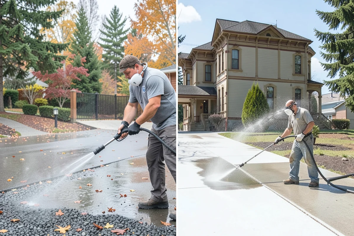 Pool Deck Cleaning in Sumner, Pierce County, WA - Clear the deck and protect the pool edge