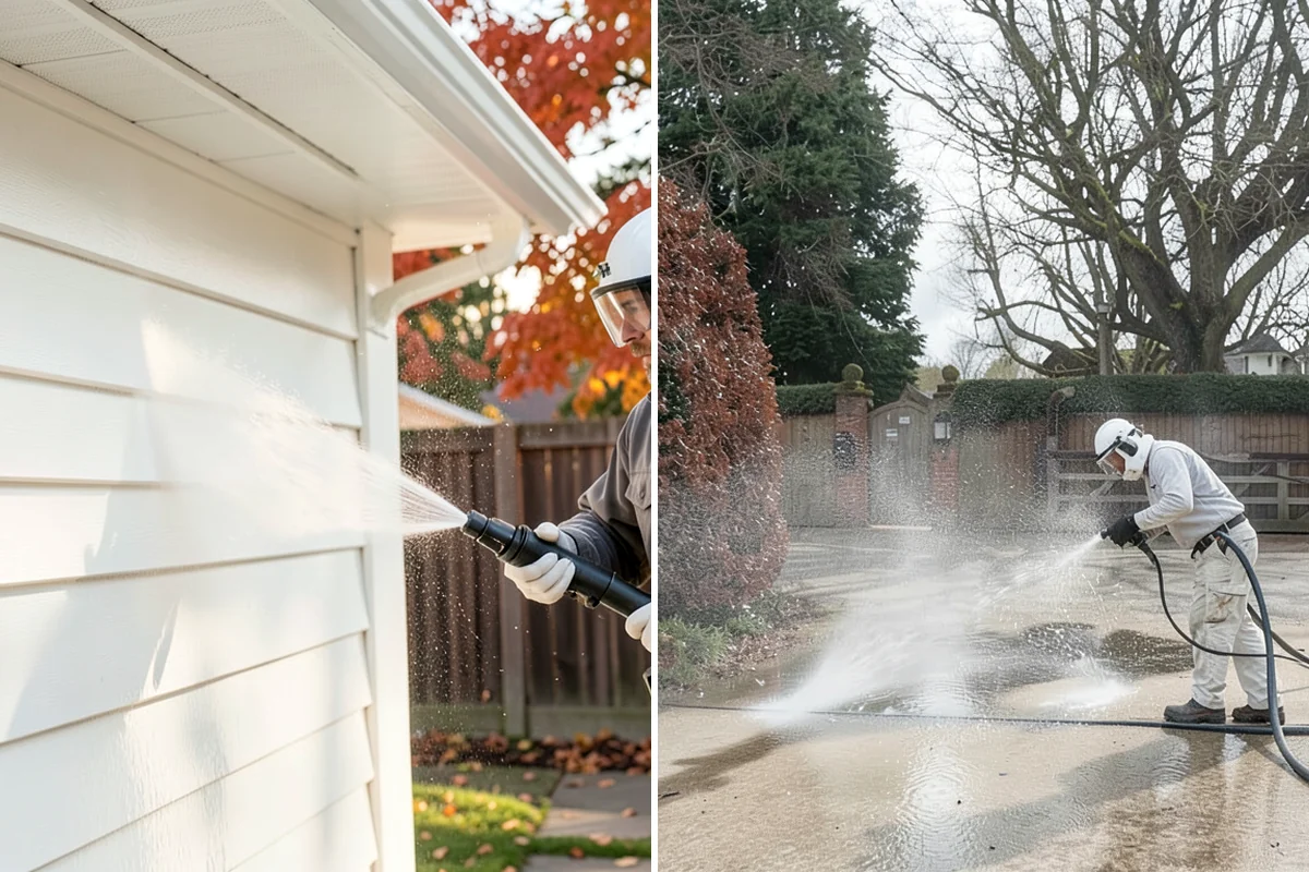 Pool Enclosure Washing in Arlington, Snohomish County, WA - Remove loose leaves and needles from tracks and corners