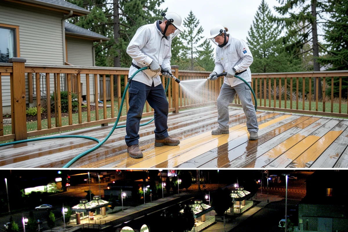 Pool Enclosure Washing in Auburn, King County, WA - Clean the enclosure in early summer once tree pollen and needle drop have slowed for the season.