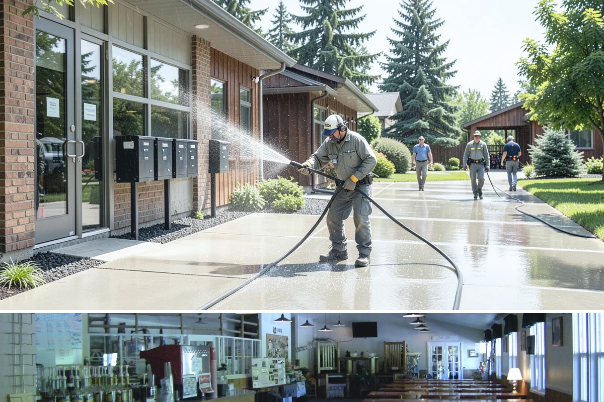 Pool Enclosure Washing in Black Diamond, King County, WA - Clean the enclosure in early summer once tree pollen and needle drop have slowed for the season.