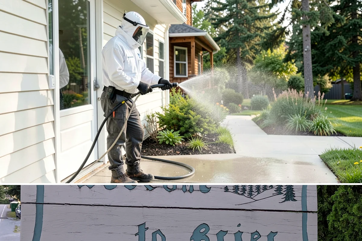 Pool Enclosure Washing in Brier, Snohomish County, WA - Clean the enclosure in early summer once tree pollen and needle drop have slowed for the season.