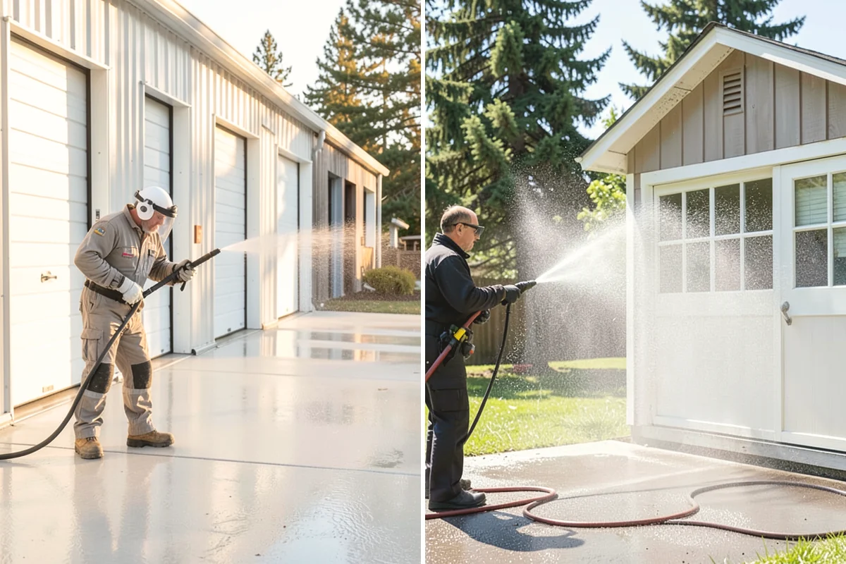 Pool Enclosure Washing in Burlington, Skagit County, WA - Remove loose leaves and needles from tracks and corners