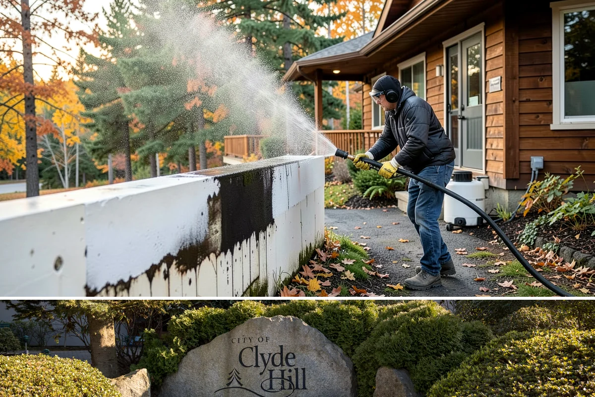 Pool Enclosure Washing in Clyde Hill, King County, WA - Clean the enclosure in early summer once tree pollen and needle drop have slowed for the season.