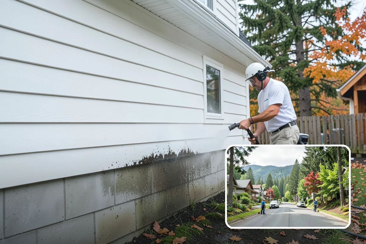 Pool Enclosure Washing in Darrington, Snohomish County, WA - Lifts algae film from screen mesh without tearing it