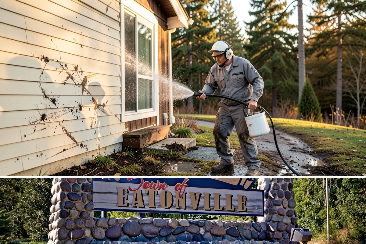 Pool Enclosure Washing in Eatonville, Pierce County, WA - Clean the enclosure in early summer once tree pollen and needle drop have slowed for the season.