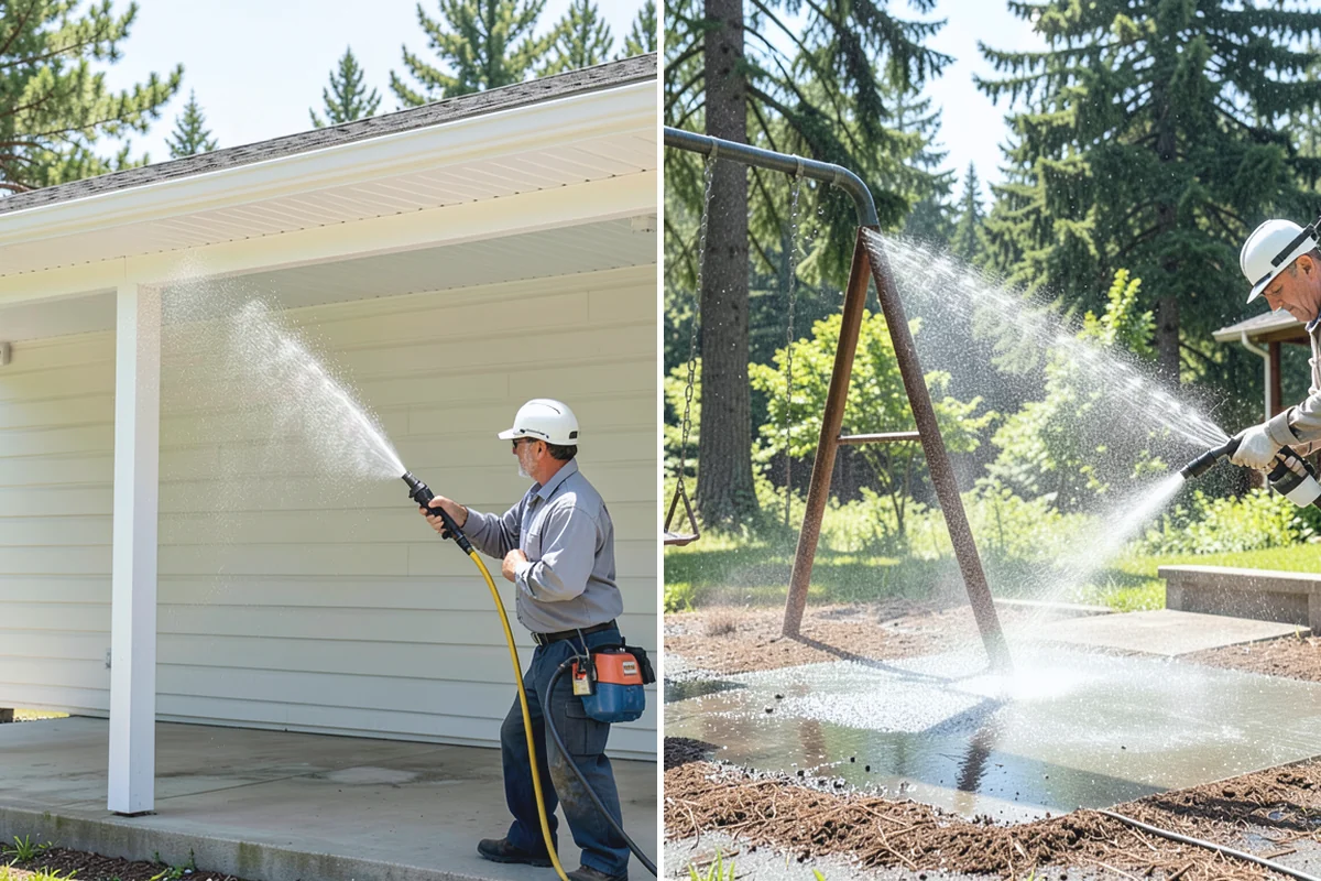 Pool Enclosure Washing in Gold Bar, Snohomish County, WA - Remove loose leaves and needles from tracks and corners