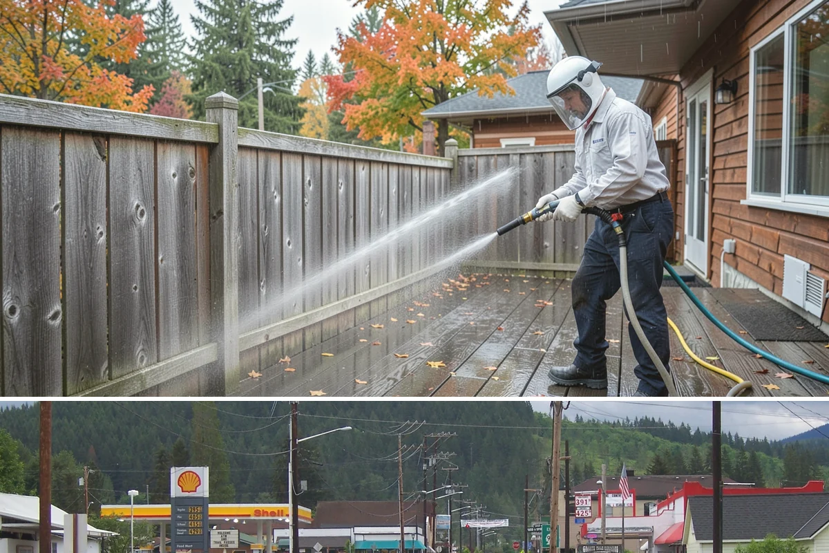 Pool Enclosure Washing in Granite Falls, Snohomish County, WA - Clean the enclosure in early summer once tree pollen and needle drop have slowed for the season.