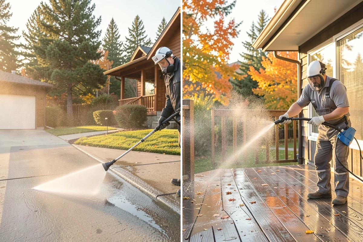 Pool Enclosure Washing in Mercer Island, King County, WA - Remove loose leaves and needles from tracks and corners