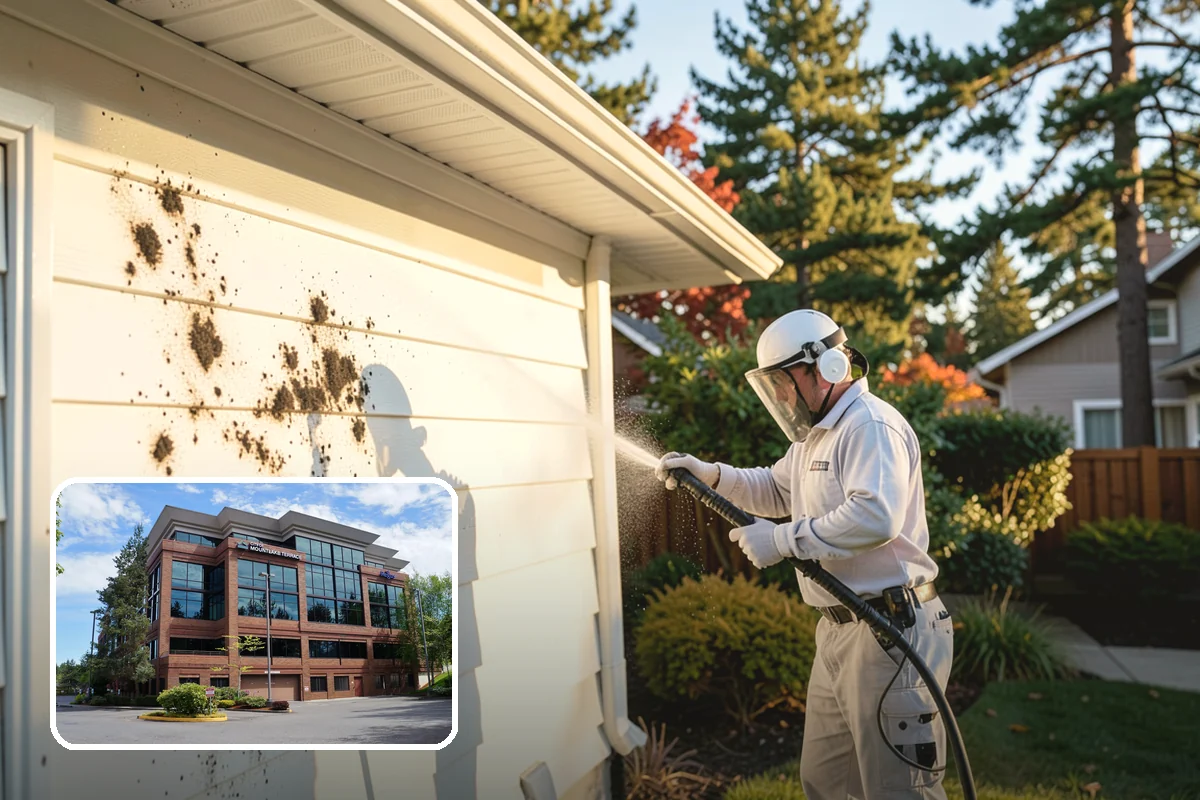 Pool Enclosure Washing in Mountlake Terrace, Snohomish County, WA - Lifts algae film from screen mesh without tearing it