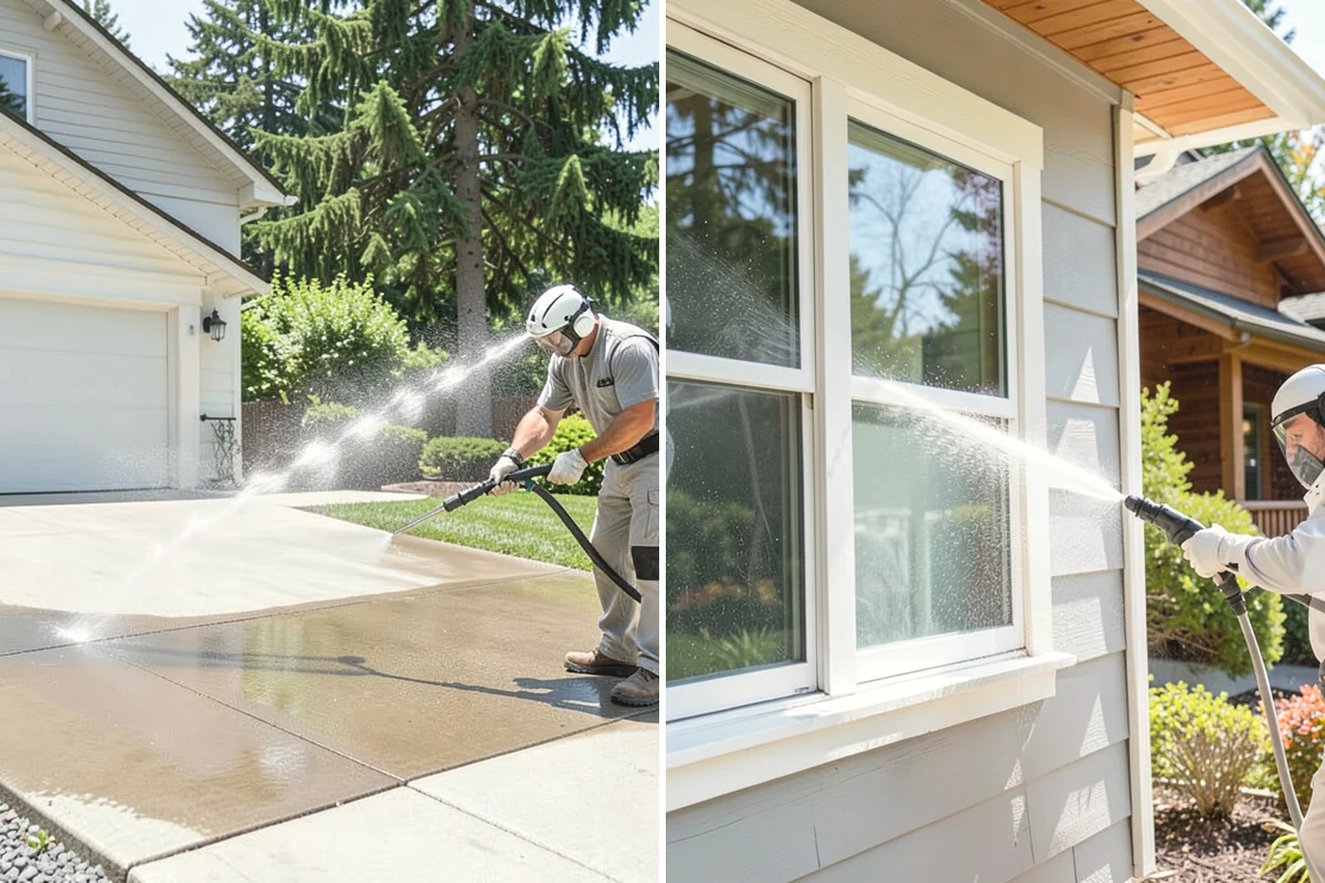 Pool Enclosure Washing in Oak Harbor, Island County, WA - Remove loose leaves and needles from tracks and corners