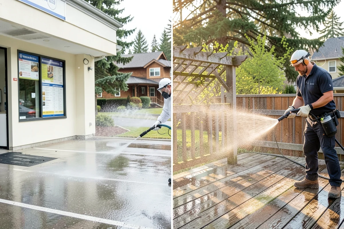 Pool Enclosure Washing in Pacific, King County, WA - Remove loose leaves and needles from tracks and corners