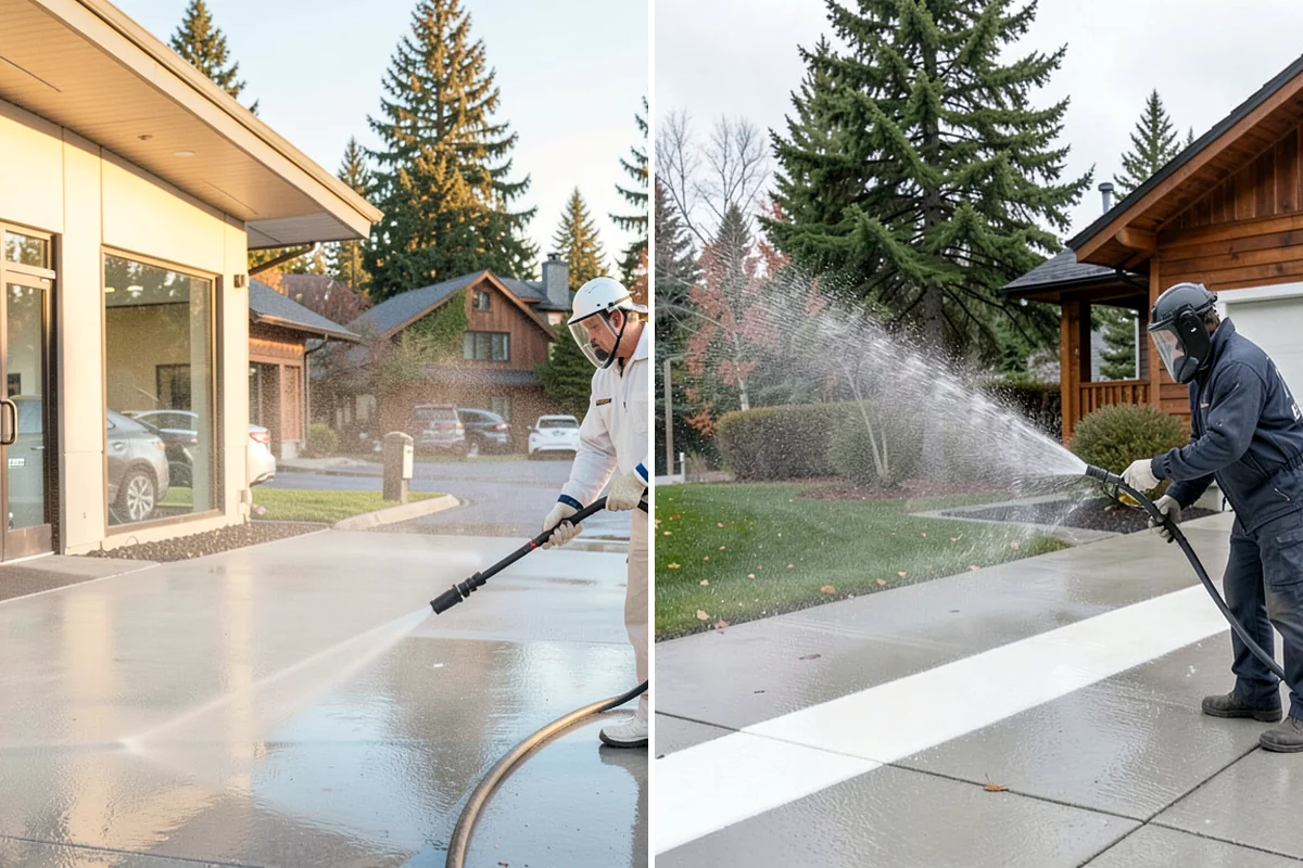 Pool Enclosure Washing in Puyallup, Pierce County, WA - Remove loose leaves and needles from tracks and corners