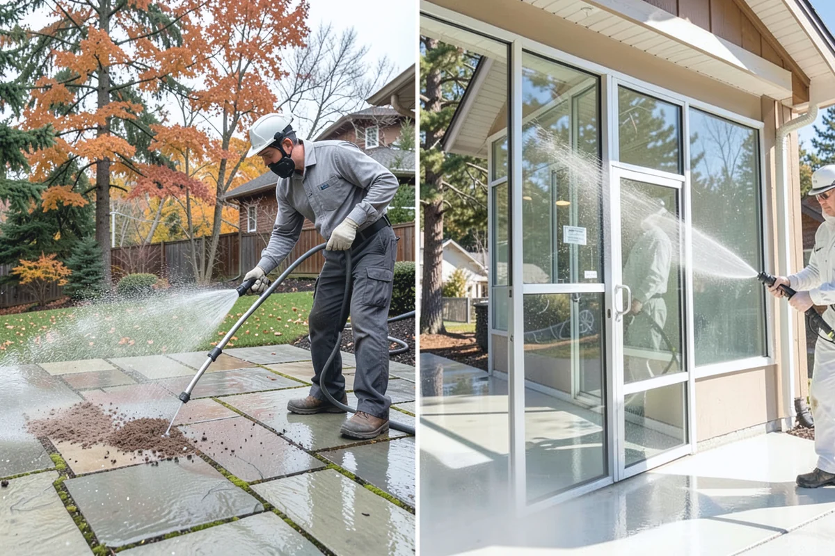 Pool Enclosure Washing in Roy, Pierce County, WA - Remove loose leaves and needles from tracks and corners
