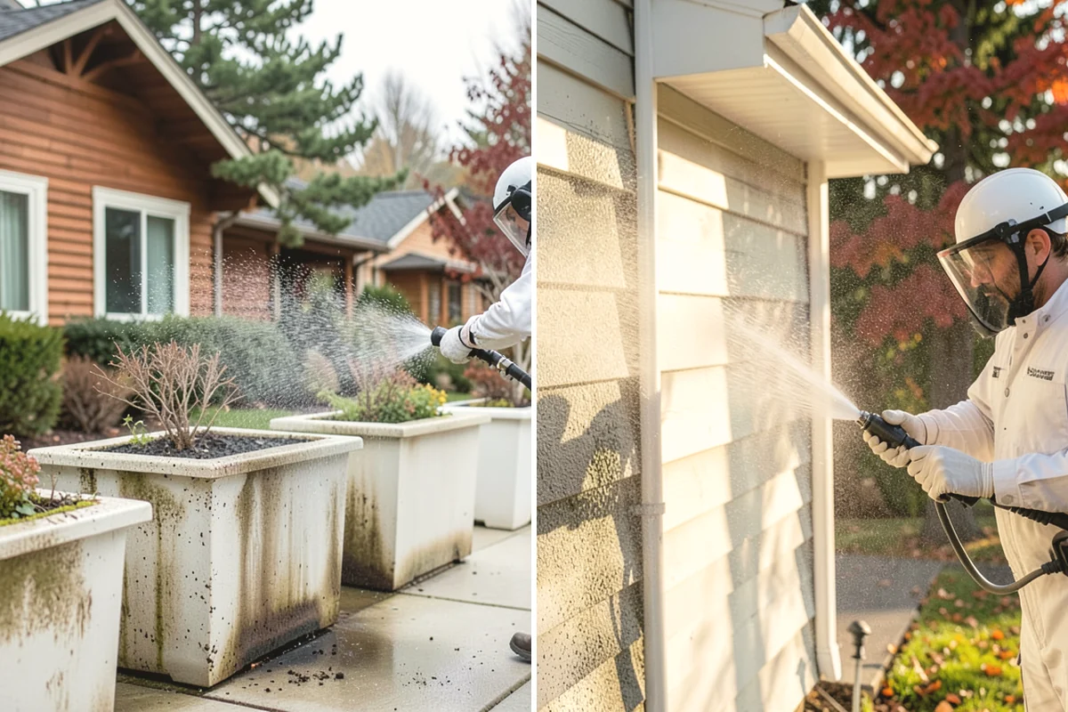 Pool Enclosure Washing in Ruston, Pierce County, WA - Remove loose leaves and needles from tracks and corners